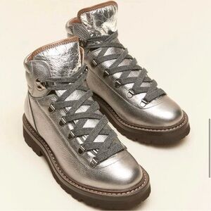 Brand new never been worn Brunello Cucinelli metallic boots 38 1/2